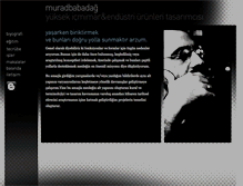 Tablet Screenshot of muradbabadag.com